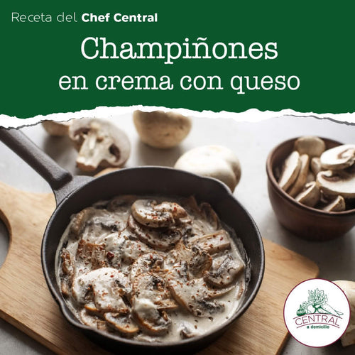 Receta: Champiñones En crema Con Queso Fáciles Y Rápidos