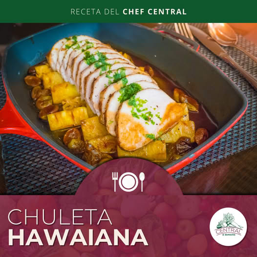 Receta: Chuleta Hawaiana Fácil Y Rápida