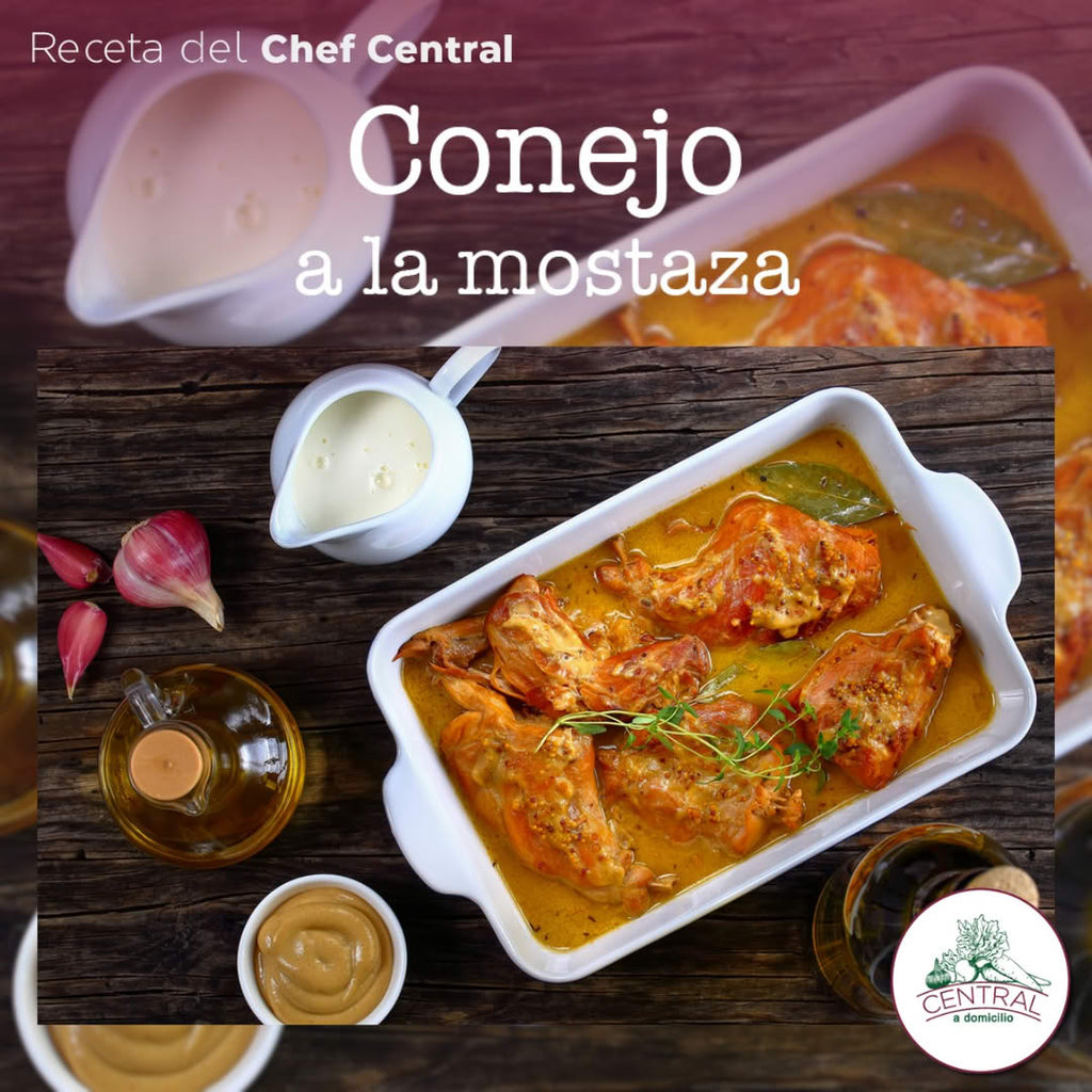 Receta: Conejo A La Mostaza Fácil Y Rápido