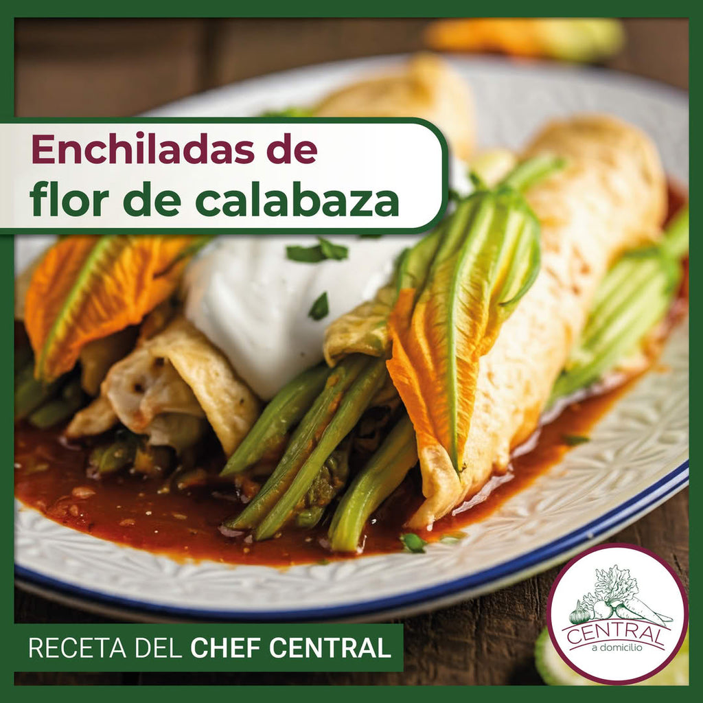 Receta: Enchiladas De Flor De Calabaza Fáciles Y Rápidas