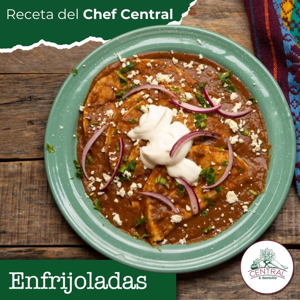 Receta: Enfrijoladas Fáciles Y Rápidas