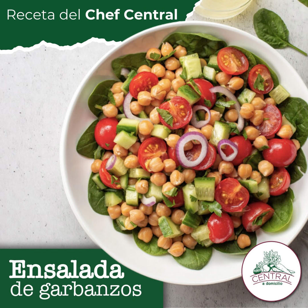 Receta: Ensalada De Garbanzos Fácil Y Rápida