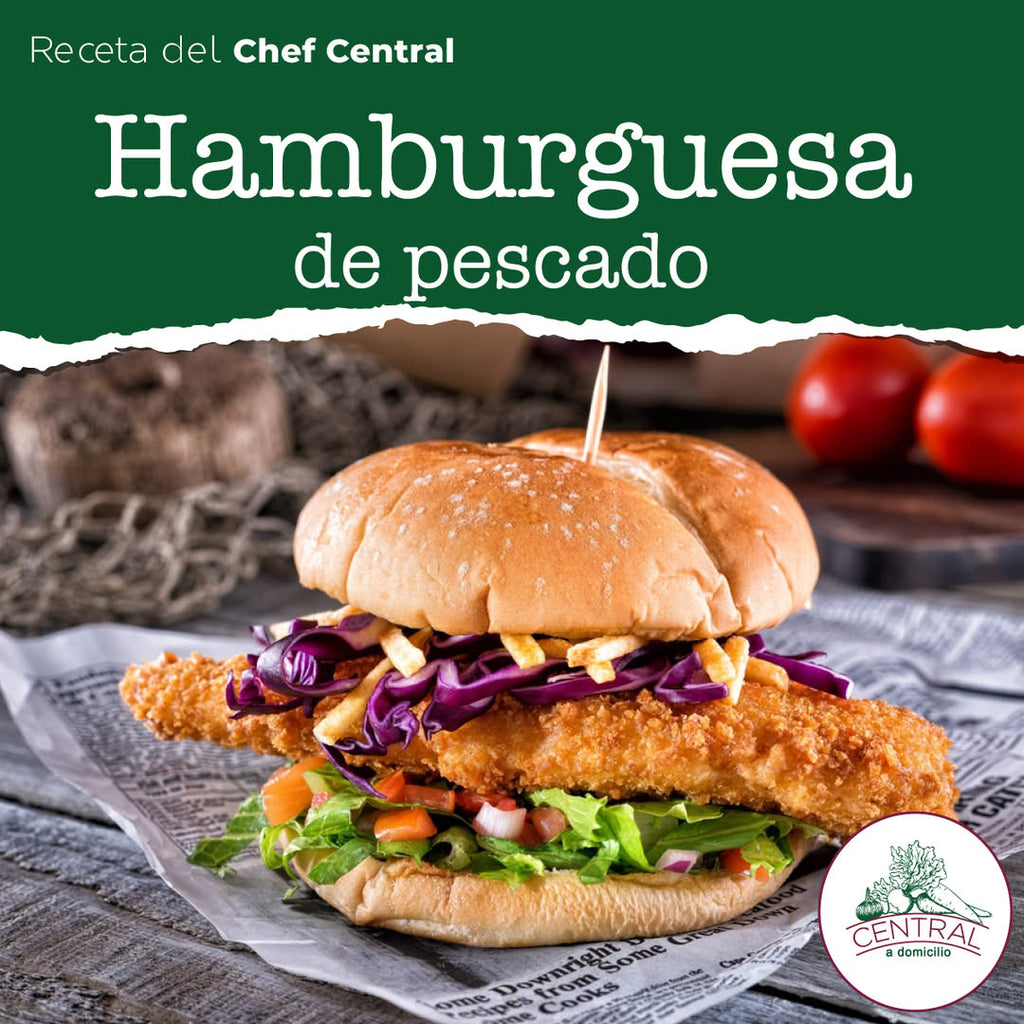 Receta: Hamburguesa De Pescado Fácil Y Rápida