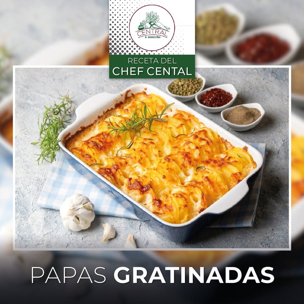 Receta: Papas Gratinadas Fáciles Y Rápidas