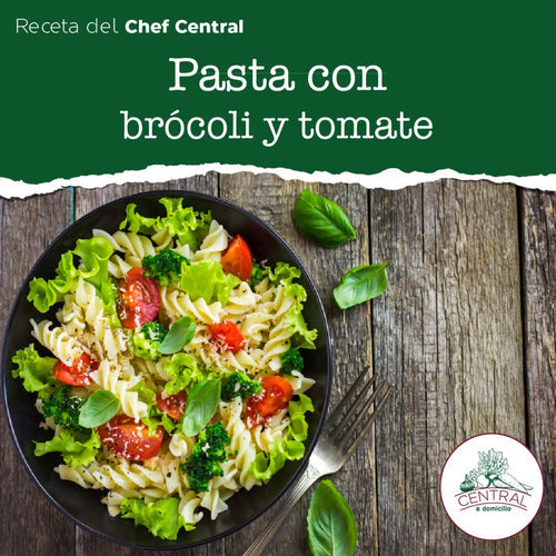 Receta: Pasta Con Brócoli Y Tomate Fácil Y Rápida