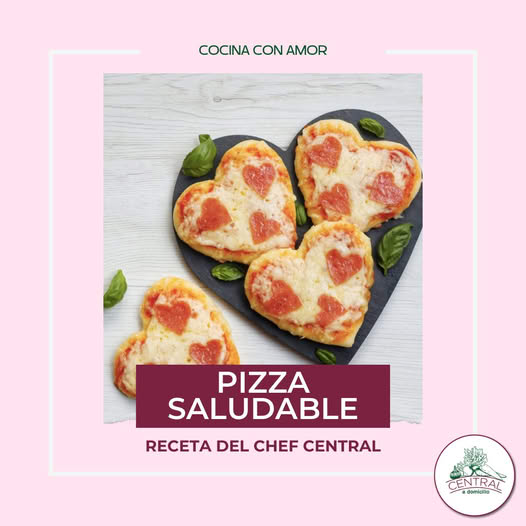 Receta: Pizza Saludable Fácil Y Rápida