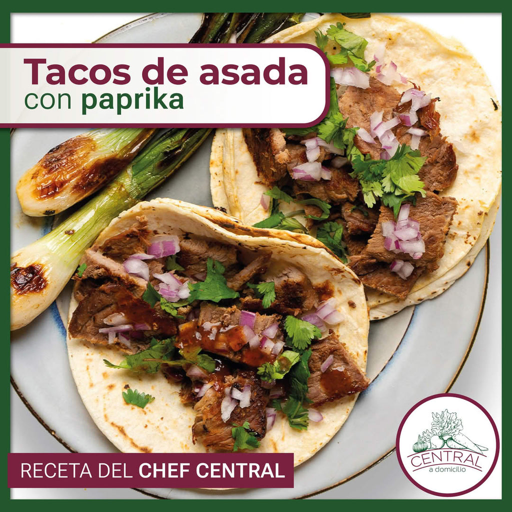 Receta: Tacos De Asada Con Paprika Fáciles Y Rápidas